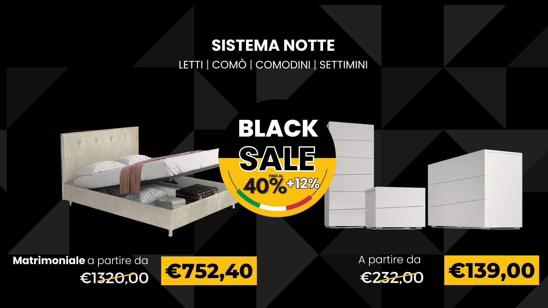 Veradea Materasso Black Friday sistema notte